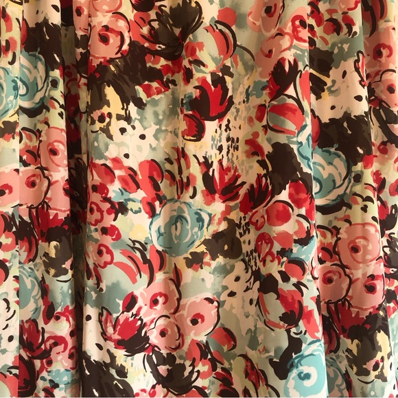 Liz Baker Woman Watercolor Floral Skirt - Picture 4 of 4